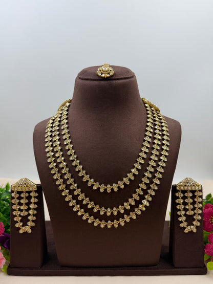 Ruchika Moissanite Necklace Set