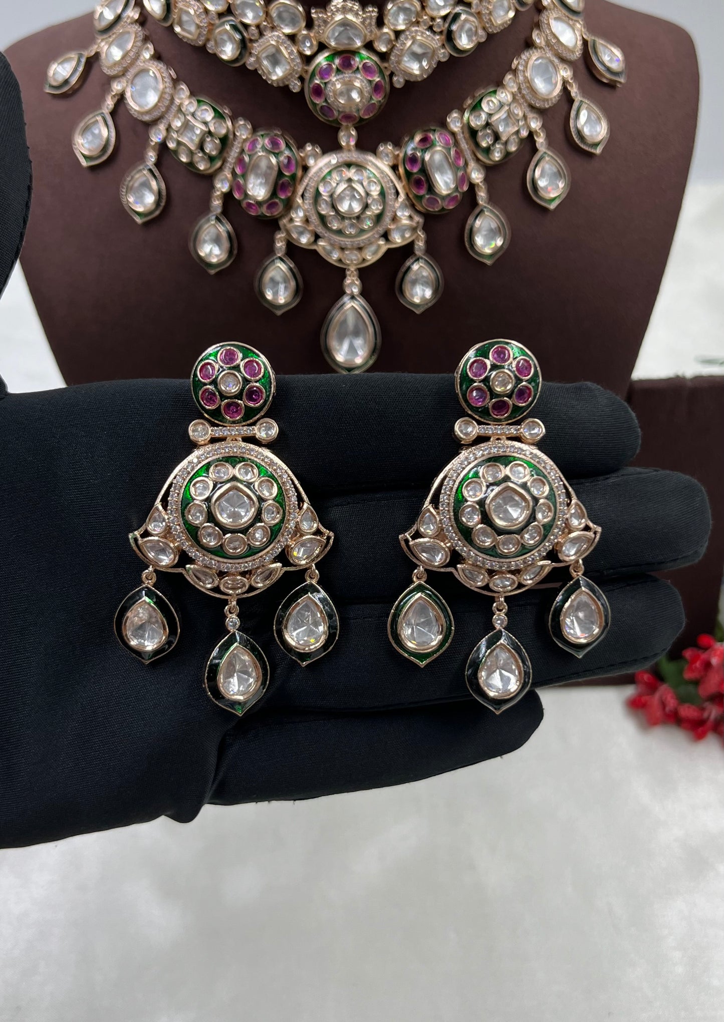 Razia Moissanite Semi Bridal Set