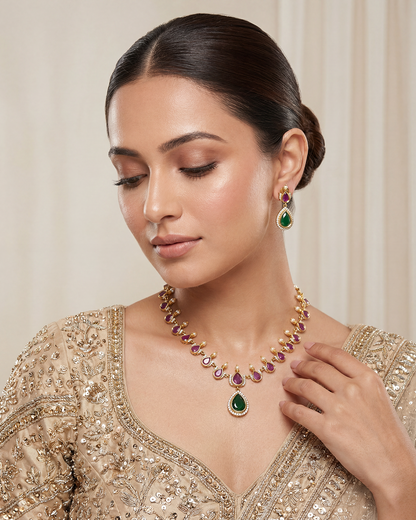 Janvi Traditional Delicate Necklace
