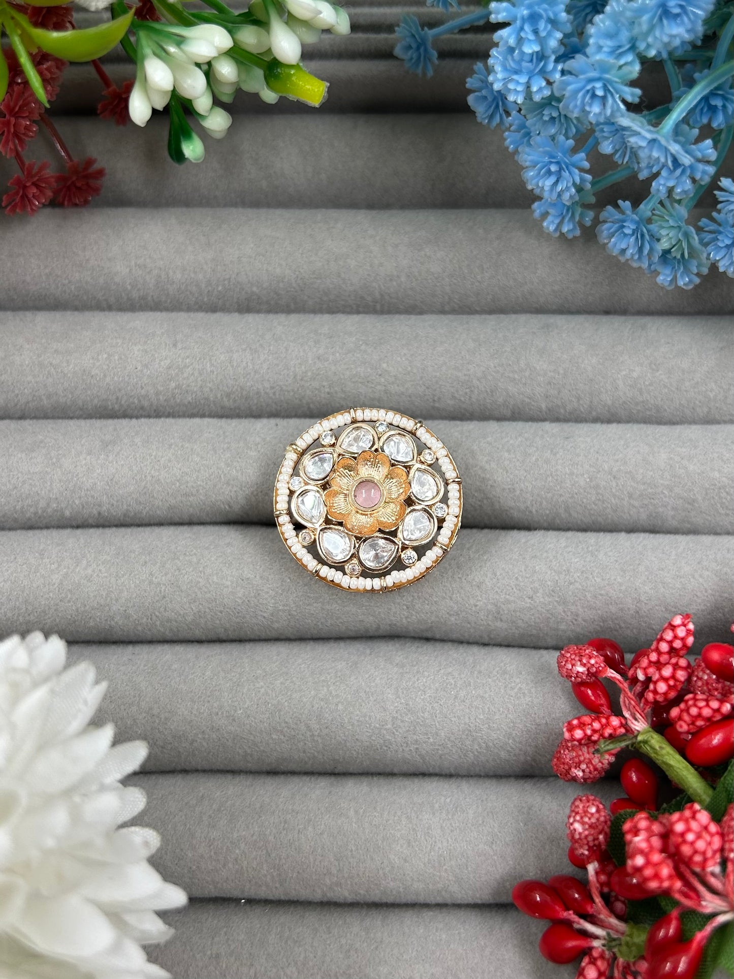 Grace Moissanite Ring (Adjustable)