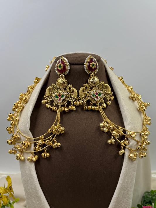 Jyoti Kashmiri Earing With Earchain