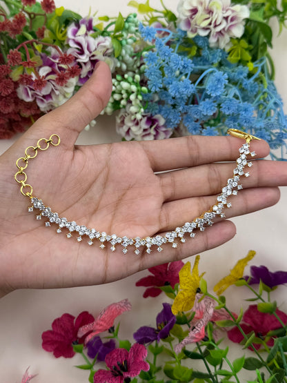 Yamini American Diamond Earchain