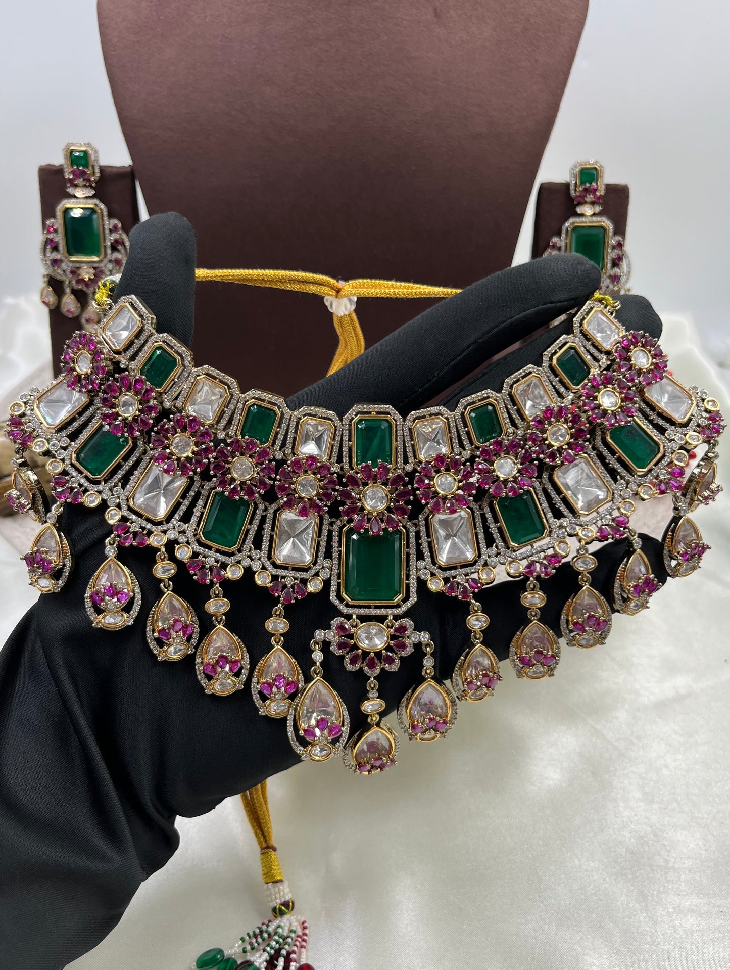 Tanu Victorian Moissanite Premium Combo Set