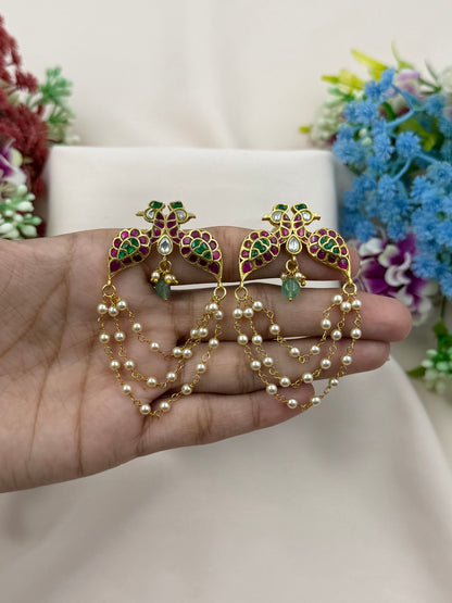 Ketaki Pachi Kundan Earcuff