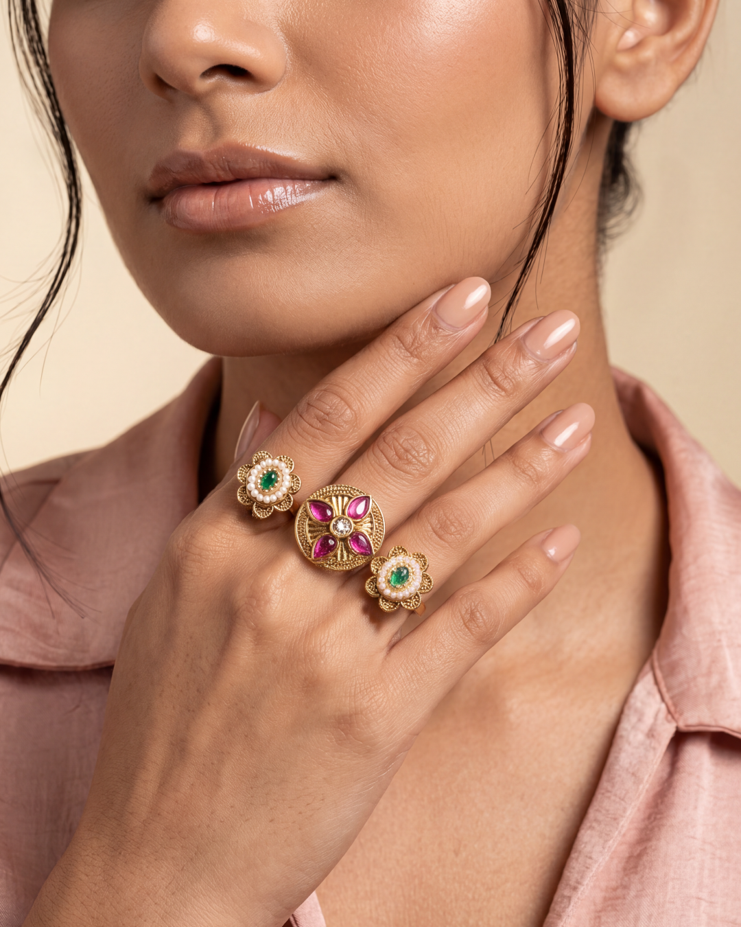Stuti Heritage Ring (Adjustable)