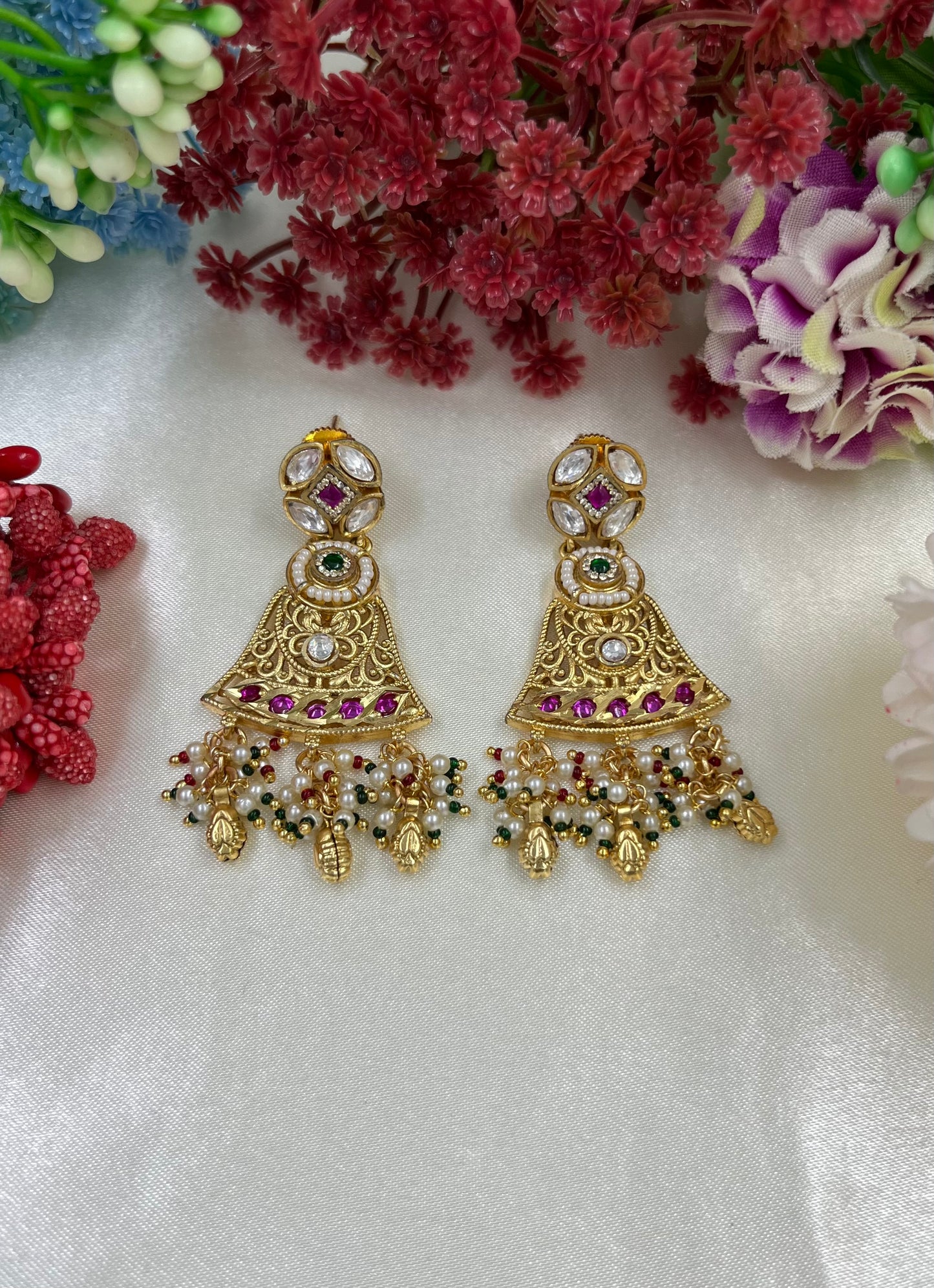 Eesha Brass Earing