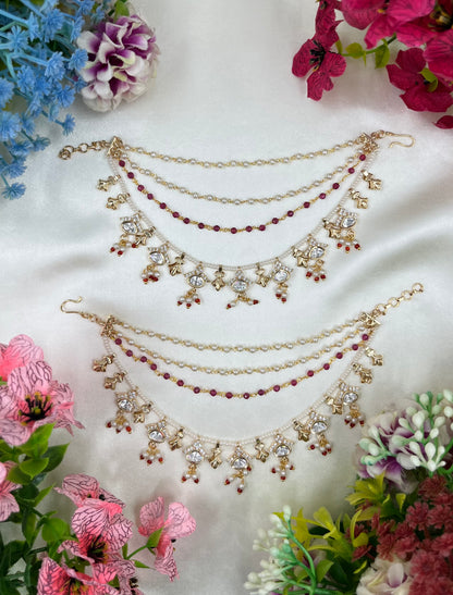 Nidhi Moissanite Earchain
