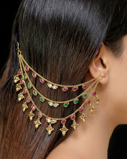 Ragini Heritage Ear chain
