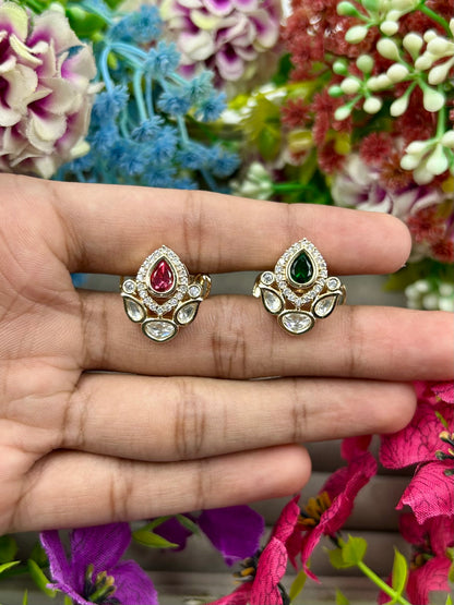 Nalini Moissanite Ring (Adjustable)