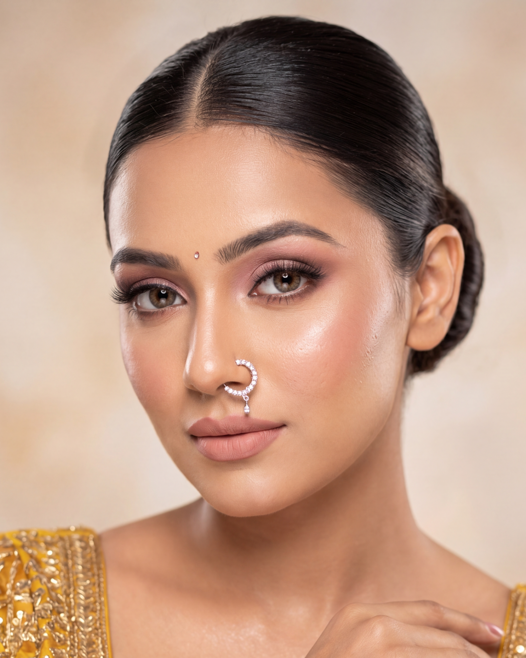 Eiliana American Diamond Nose Ring