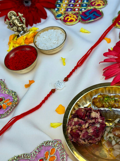 Om Rudraksha Rakhi