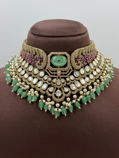 Rupali Premium Victorian Choker Set