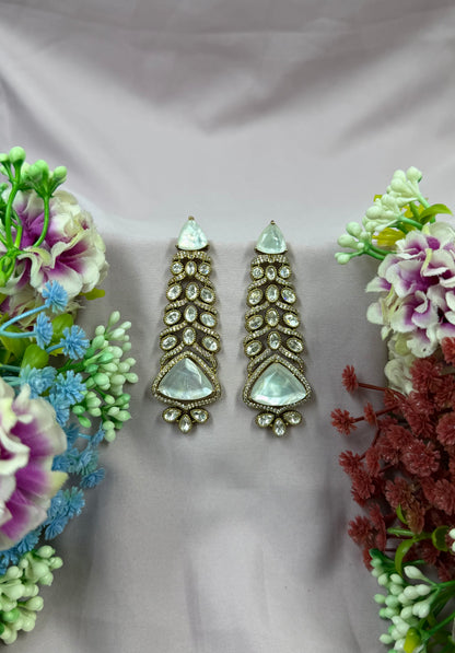Olivia Victorian Moissanite Earring