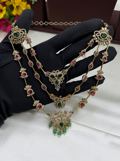 Roshni Three Layer Victorian Necklace
