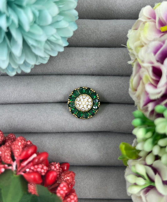Aabha Victorian Finger Ring