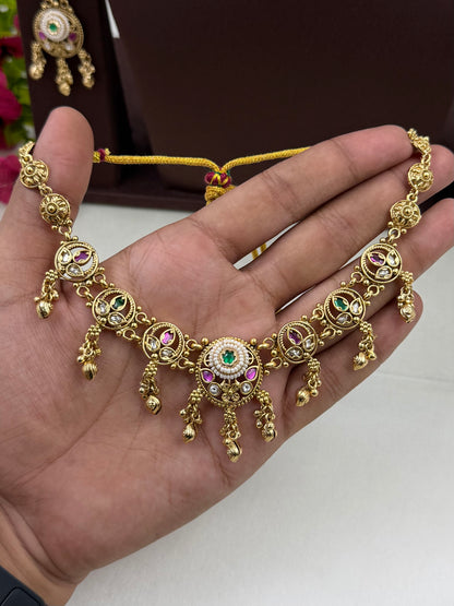 Nalini Heritage Delicate Necklace Set