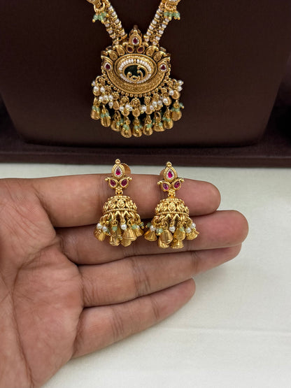 Uma Heritage Delicate Semi Long Necklace Set
