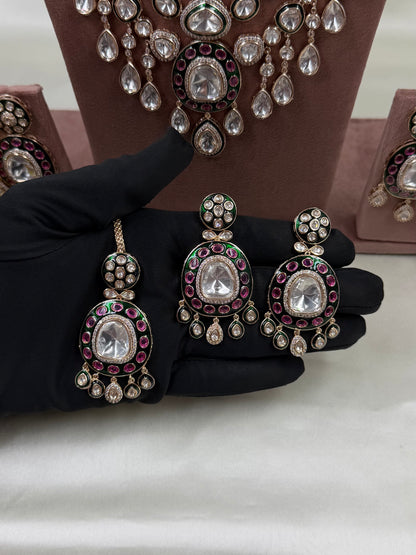 Sanchita Moissanite Premium Semi Bridal Set
