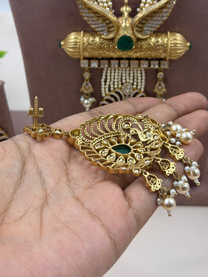 Anupama Royal Mayura Long Necklace Set
