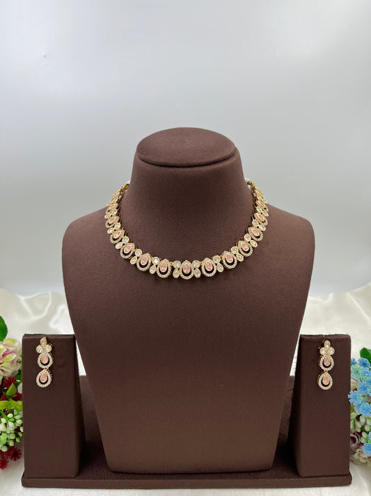 Amethyst Premium Moissanite Necklace