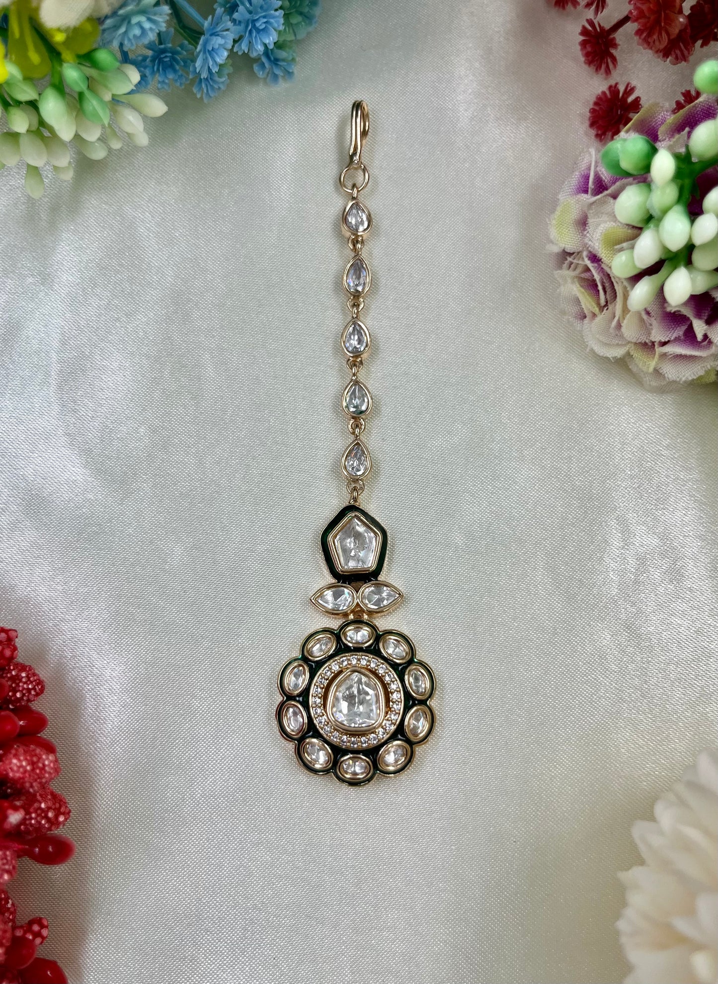 Lalita Premium Moissanite Mang Tika