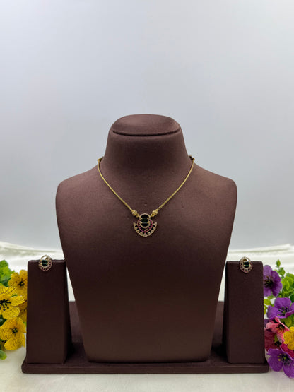 Nisha Victorian Traditional Delicate Necklace