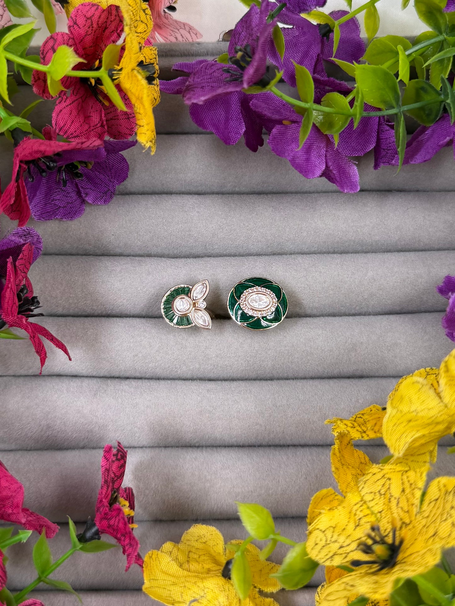 Neela Moissanite Ring (Adjustable)