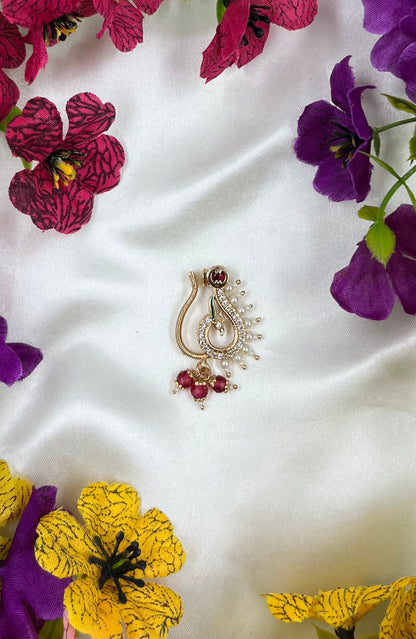 Dhriti Moissanite Nose Ring