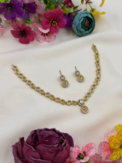 Poonam Traditional Delicate Necklace