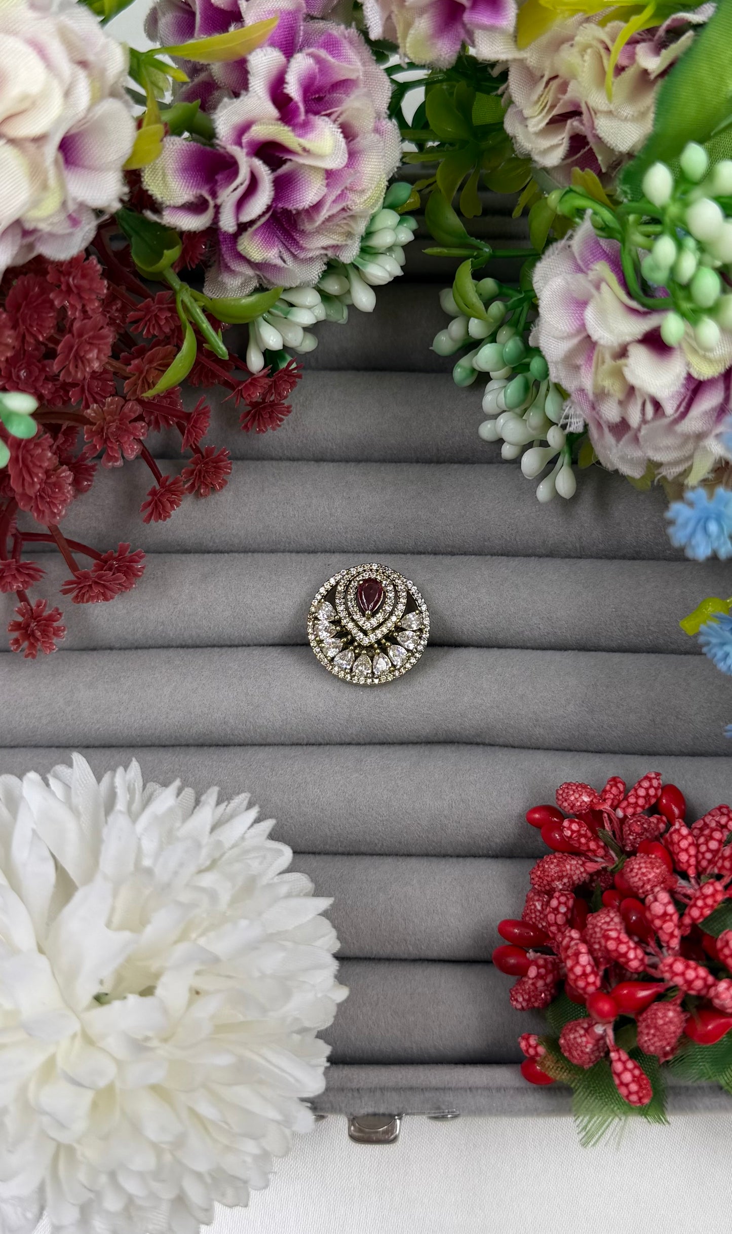 Jiya Victorian Ad Ring