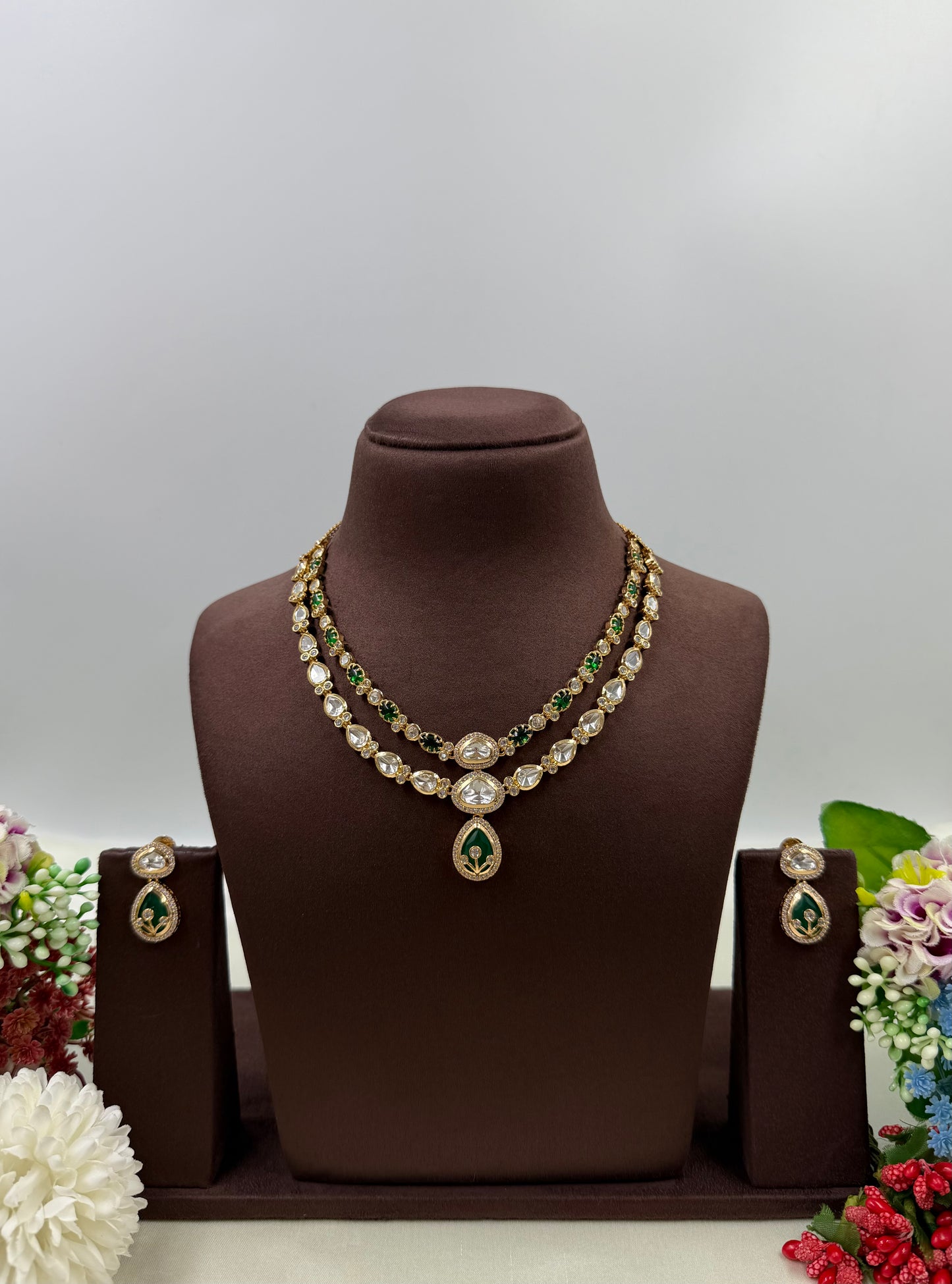 Zara Moissanite Double Layered Necklace