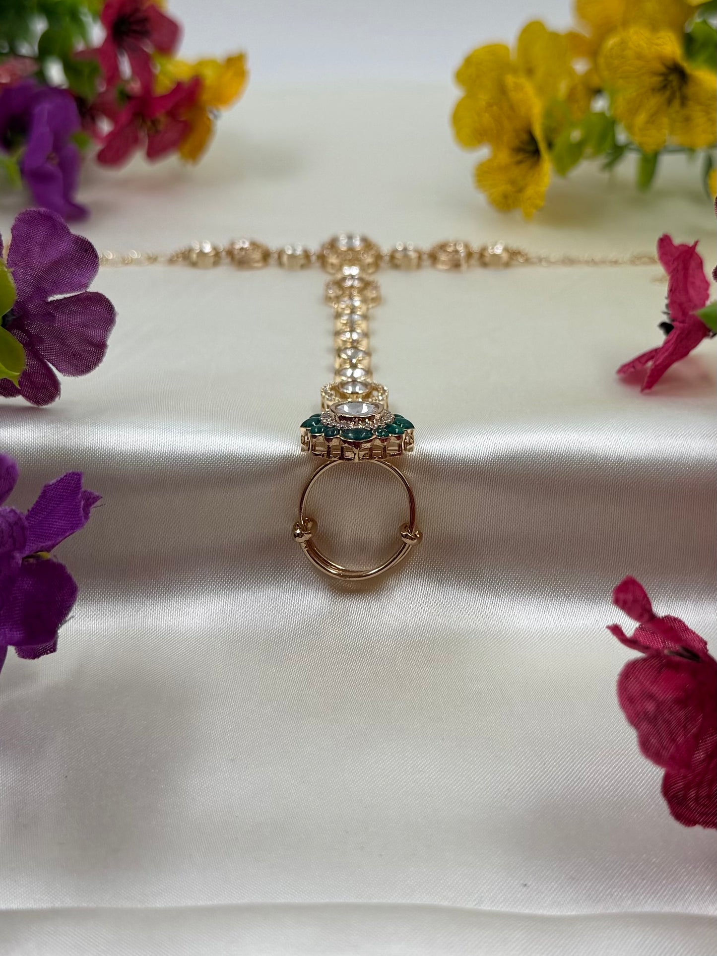 Heer Moissanite Hath Panja (One Pis)
