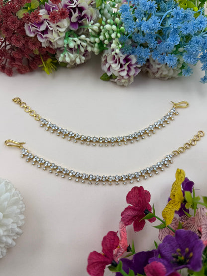 Yamini American Diamond Earchain