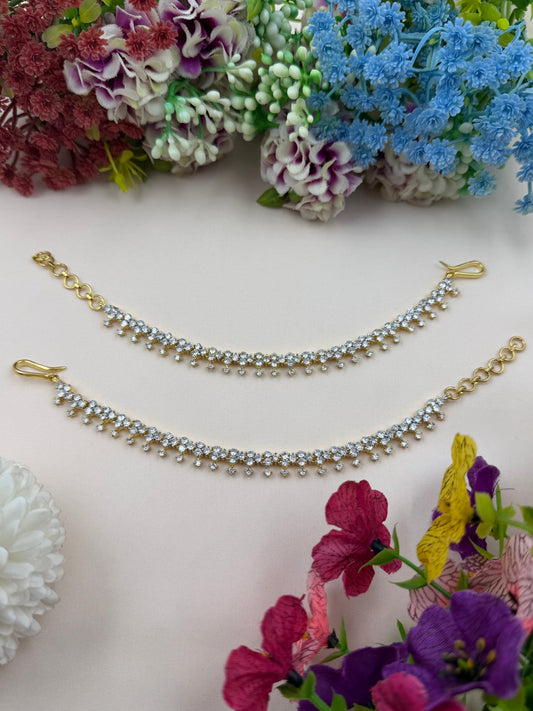 Yamini American Diamond Earchain