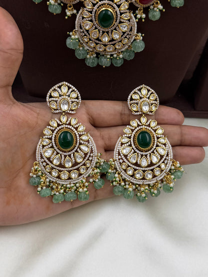 Maharani Multi Colour Kundan Choker Set