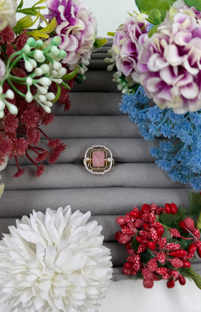 Aaratrika American Diamond Ring (Adjustable)