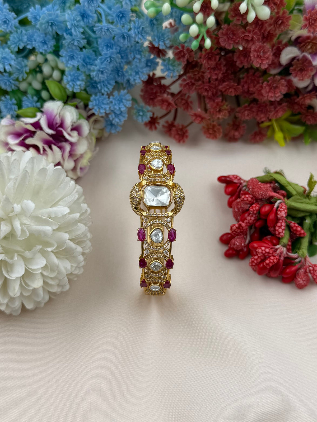 Salonee Moissanite Kada (Openable)