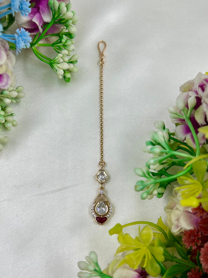 Disha Moissanite Mang Tika