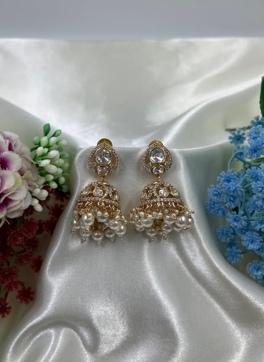 Jahnvi Moissanite Premium Jumka