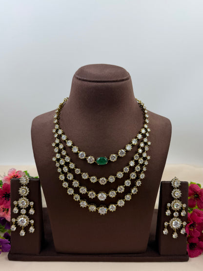 Isha Victorian Ad Necklace Set