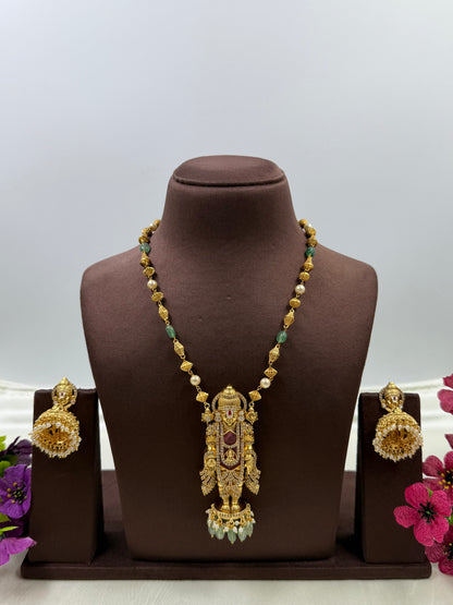 Sridevi South Indian Temple Necklace