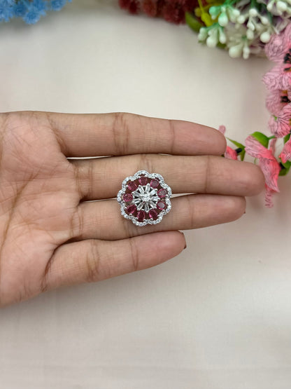 Mansi American Diamond Ring (Adjustable)