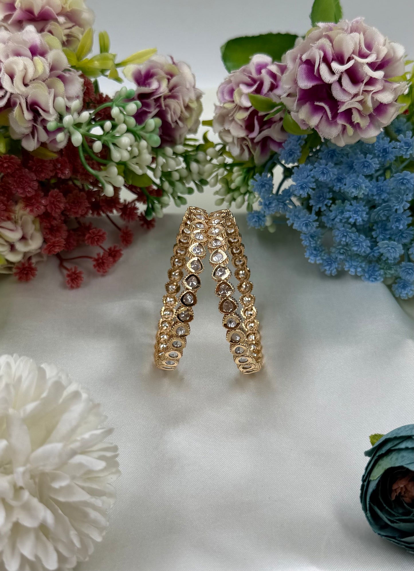 Reena Moissanite Premium Bangles