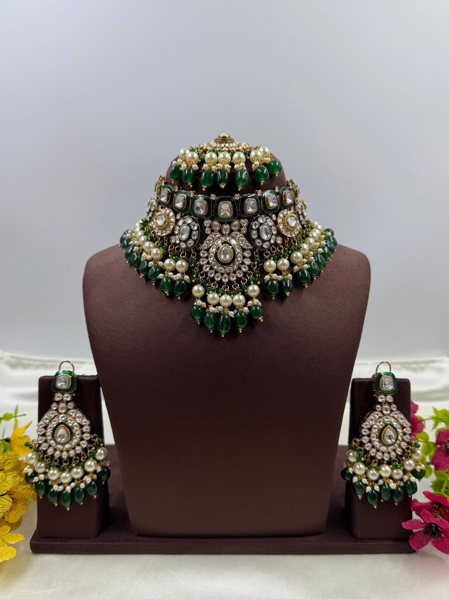 Seema Polki Kundan Choker Necklace Set