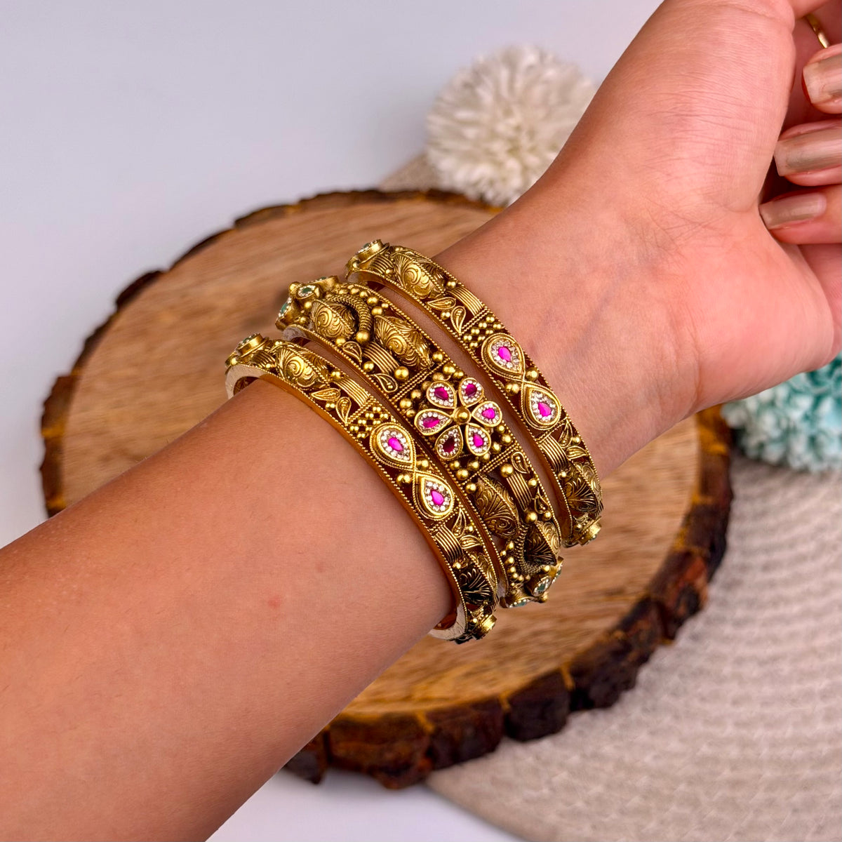 Isha Chorski Bangles (6 Pc)
