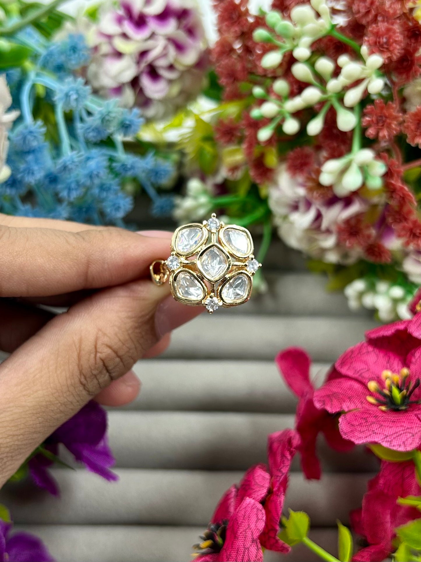 Myra Moissanite Ring (Adjustable)