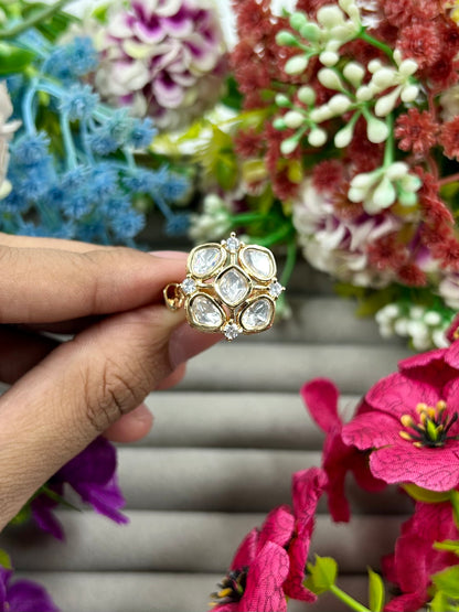 Myra Moissanite Ring (Adjustable)