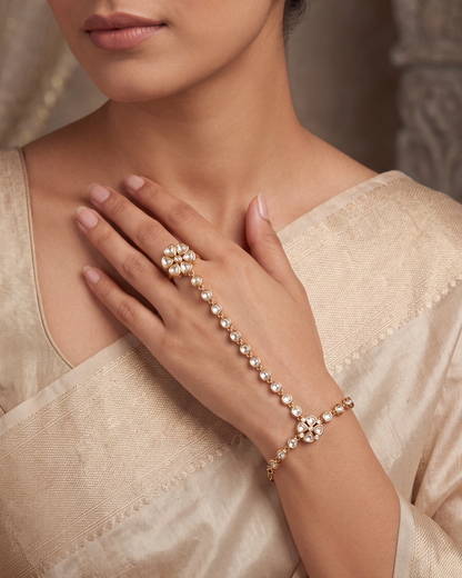 Varsha Moissanite Hath Panja (One Pis)