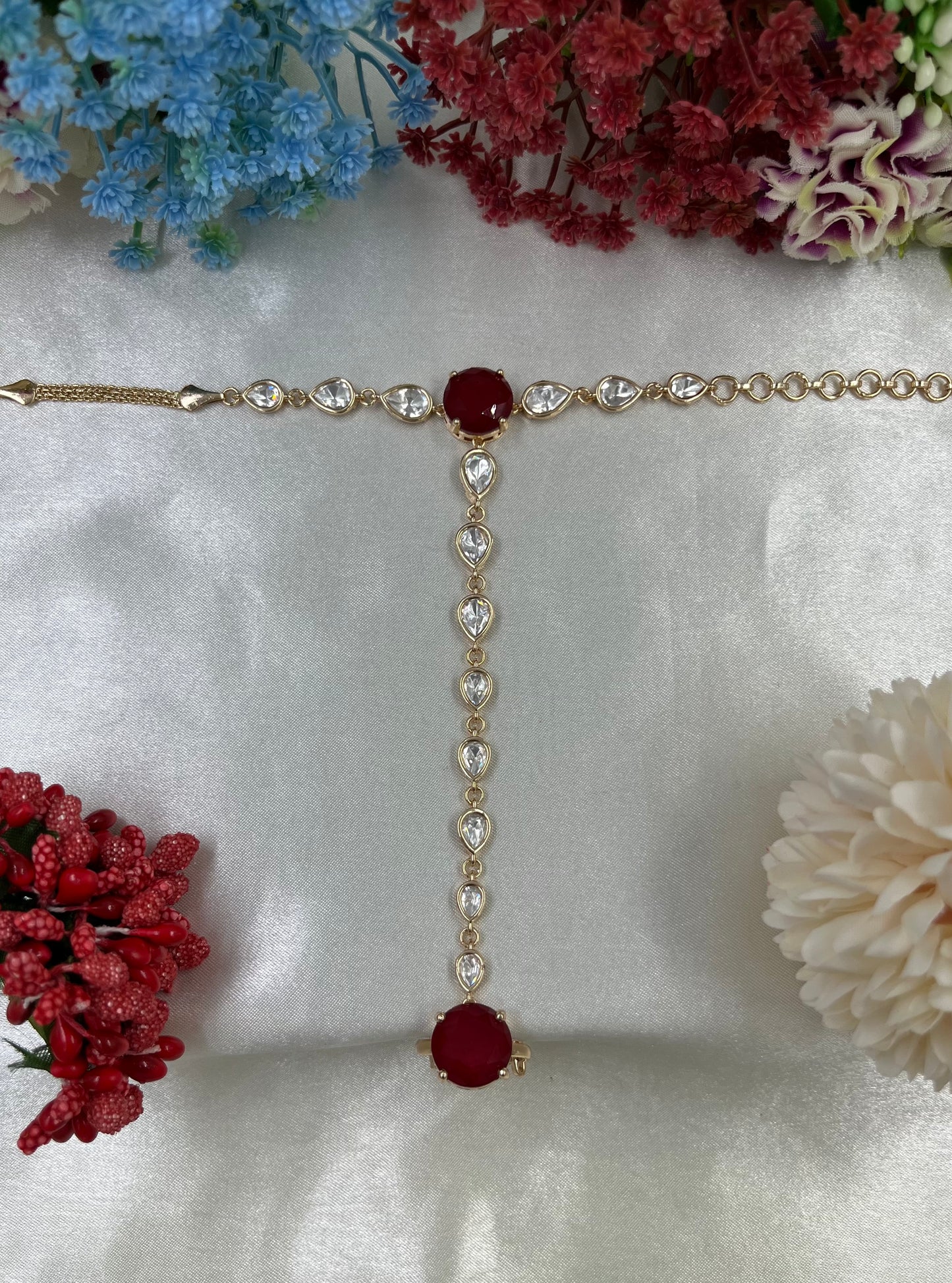 Vastra Moissanite Premium Hath Panja (One pis)