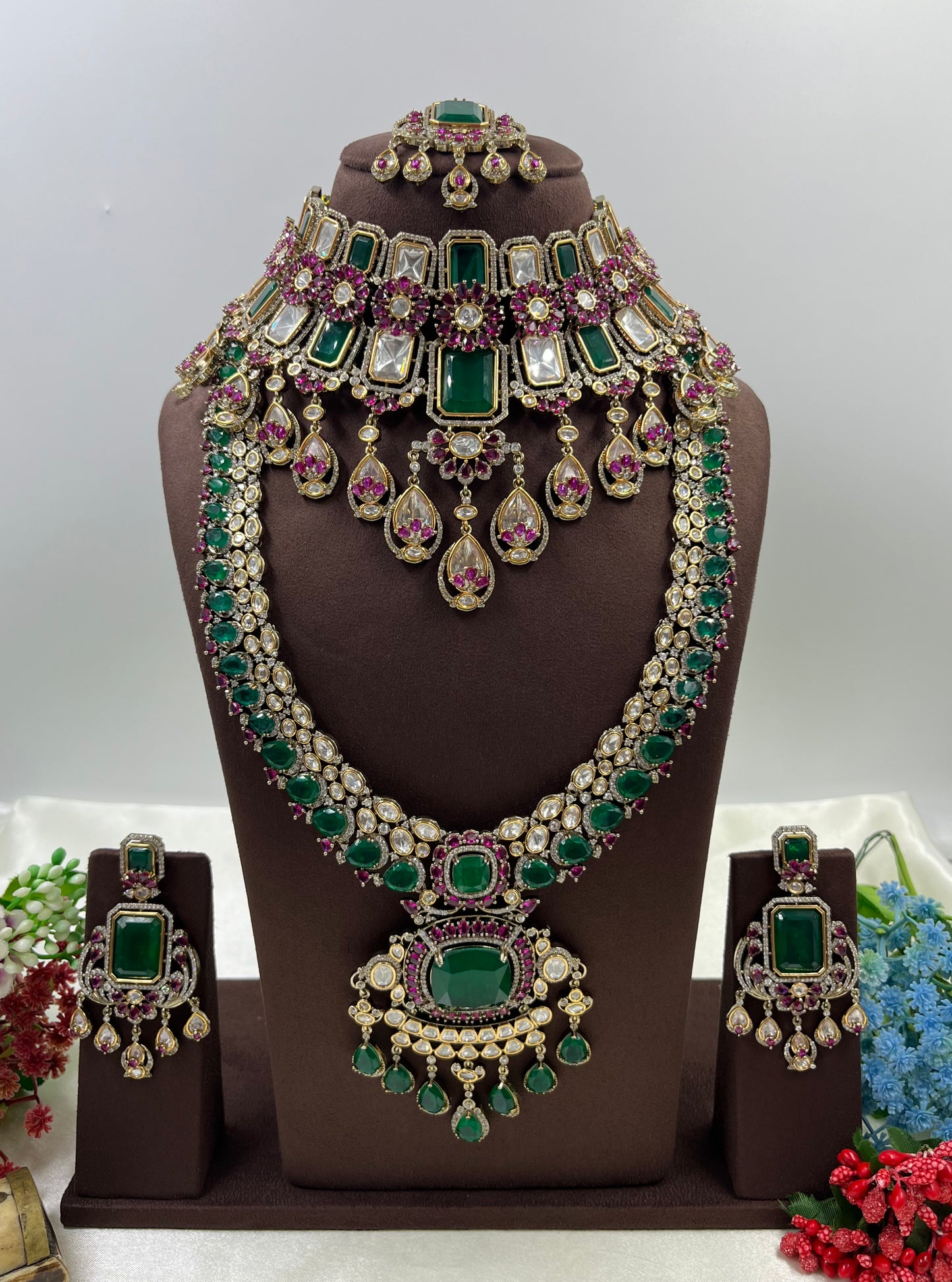 Tanu Victorian Moissanite Premium Combo Set